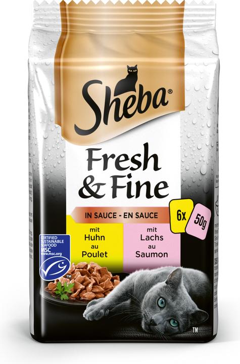 Immagine prodotto Sheba Fresco e fine in salsa (Adulto, 6 pz., 300 g)