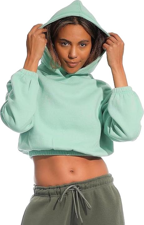 Produktbild Light and Shade Kapuzenpullover kurz geschnitten (L)