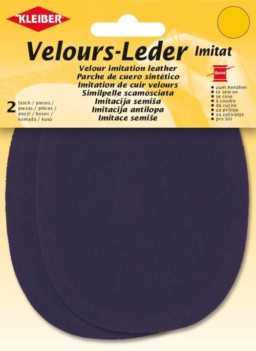 Produktbild Kleiber Velour-Leder-Imitat 45 aubergine 2 St ca. 13x10 cm