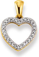 Image du produit Natsumi Schmuck Pendentif Coeur Diamant Or 18C/750 (750/18 K Or jaune)