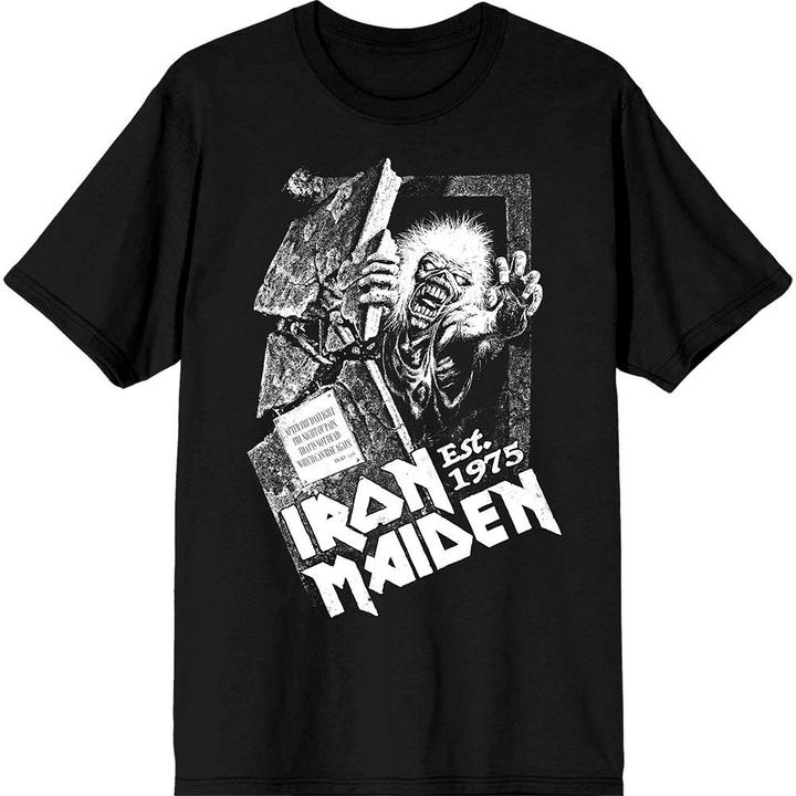Iron Maiden Est. 1975 No Prayer Grave TShirt (XL)