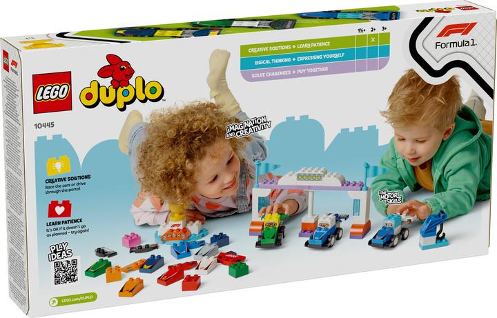 Productafbeelding LEGO F1 Team Rennautos mit Rennfahrern (10445)