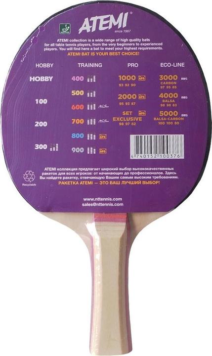 Produktbild Atemi Neuer konkaver Tischtennisschläger 300