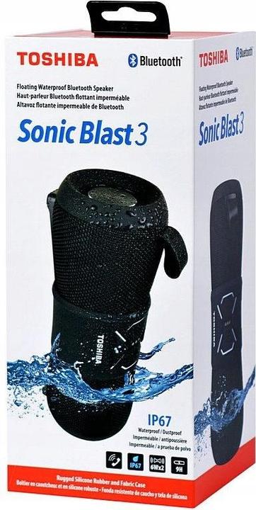 Image du produit Toshiba Sonic Blast 3 TY-WSP200 noir (9 h, Fonctionnement sur batterie)
