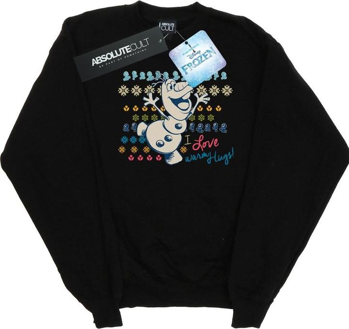 Disney Frozen I Love Warm Hugs Sweatshirt Mädchen