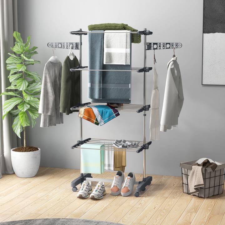 Image du produit Homcom Séchoir à linge (1.42 m)