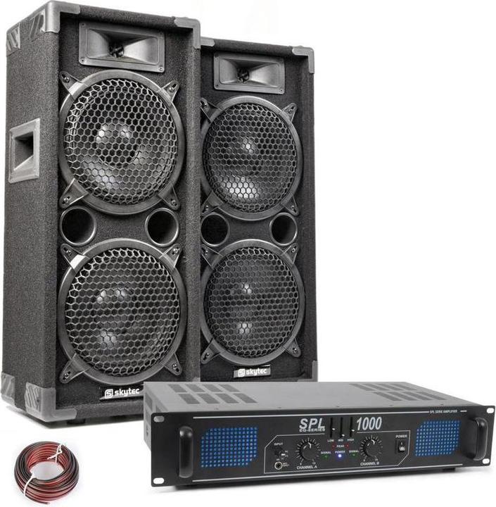 Produktbild Skytec MAX28 mit SPL1000 -Verstärker - 1000W komplette Installation (Aktiv)