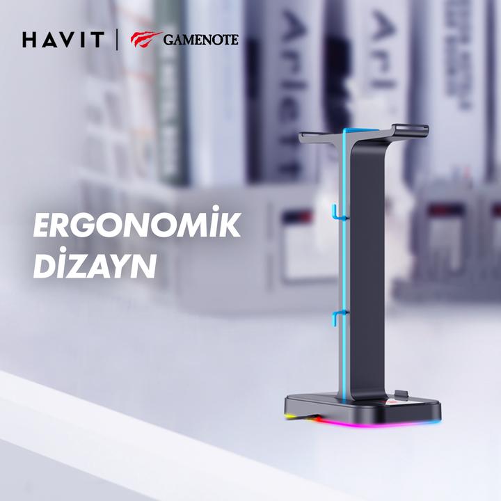 Immagine prodotto Havit TH650 Supporto per cuffie RGB