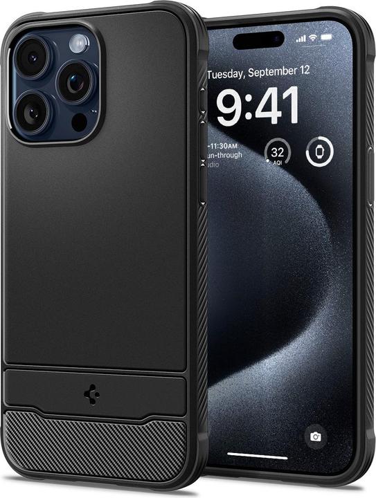 Produktbild Spigen Rugged Armor MAG iPhone 15 Pro Max 6,7" Magsafe czarny/matte black ACS06561 (Apple iPhone 15 Pro Max)