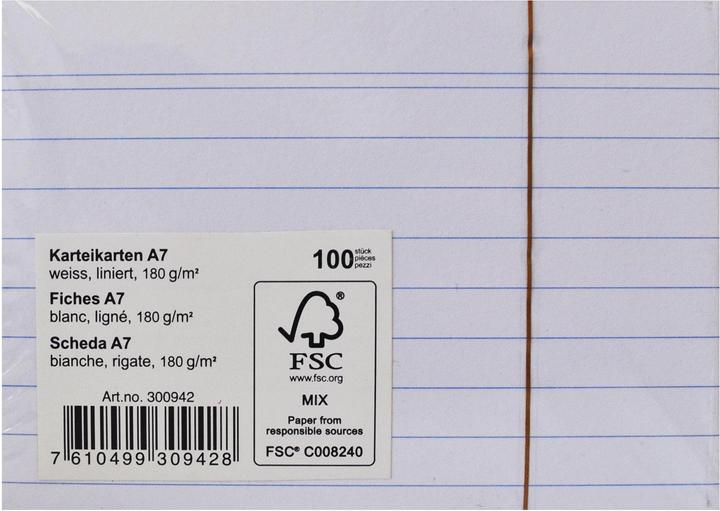 Actual product image Office Index cards (A7, 180 g/m²)