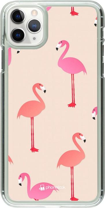 Image du produit PhoneLook Coque transparent Pink Flamingos Pattern (Apple iPhone 11 Pro Max)