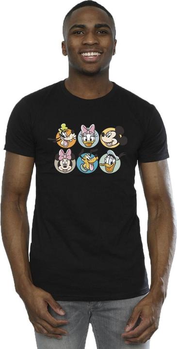 Immagine prodotto Disney Mickey Mouse And Friends Faces Maglietta Uomo (4XL)