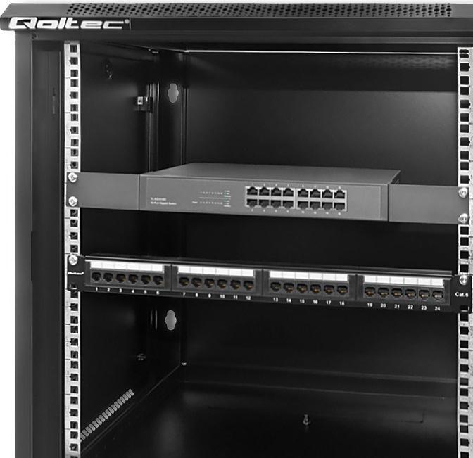 Produktbild Qoltec rack - 12U (12 HE, 19 Zoll Rack)