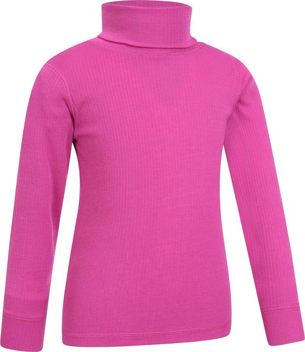 Actual product image Mountain Warehouse Childrens/Kids Talus Roll Neck Long-Sleeved Top (146, 152)