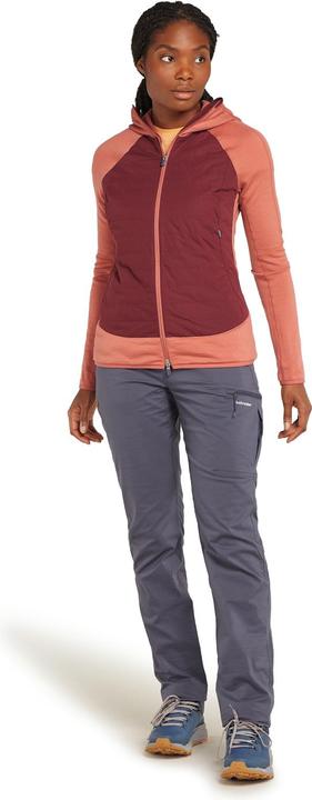 Immagine prodotto Icebreaker Felpa con cappuccio Merino Mer Quantum Hybrid LS Donna (L)