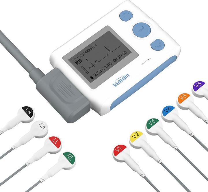 Actual product image ViatomTech TH12 Wearable 12-Lead holter with AI analysis