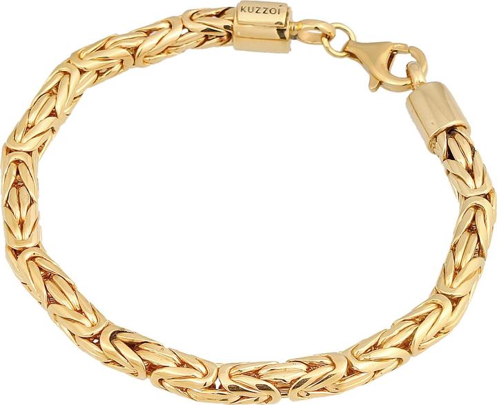 Immagine prodotto Kuzzoi Bracciale di base, attorcigliato (19 cm, Argento 925)