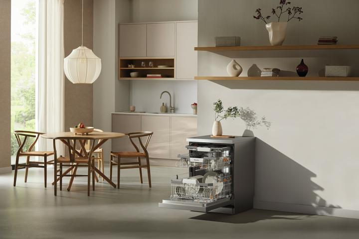 Actual product image Miele Automatic dishwasher G 7600 SC freestanding appliance/Edst CleanSteel