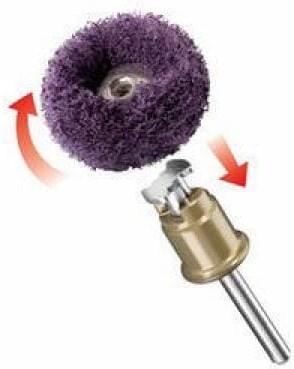Actual product image Dremel Fine grinding discs fine Ø 25.0 mm, EZ SpeedClic compatible (2 pieces) (320)