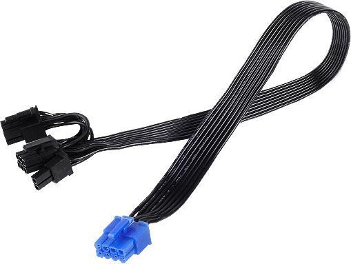 Actual product image Silverstone short power supply cable set for Strider, flatband