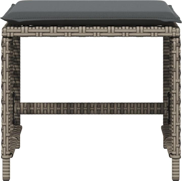 Produktbild VidaXL Gartenhocker Kissen Hocker Gartenstuhl Sitzhocker 4 Stk. Beigemischung