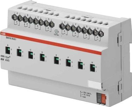 Actual product image ABB STOTZ-KONTAKT Switch actuator w.current recognition. 2-fold 16/20 A REG SA/S (Switch actuator)