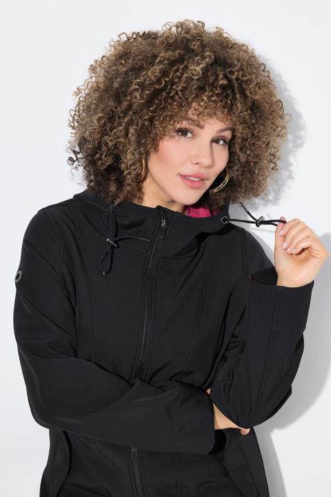 Produktbild Ulla Popken HYPRAR Softshelljacke, wasserabweisend, 2-Wege-Zipper (46, 48)