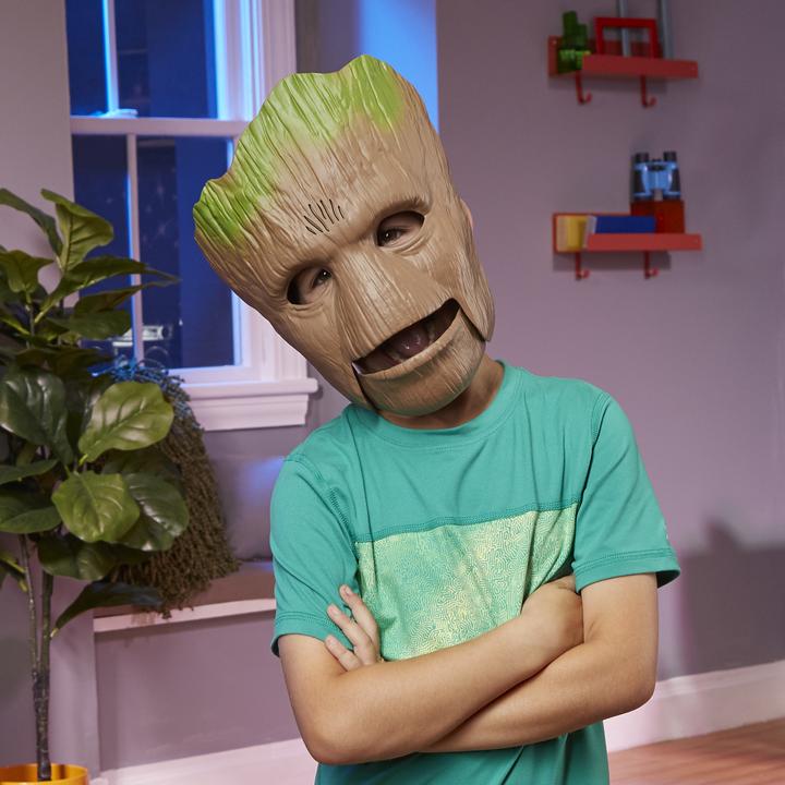 Produktbild Hasbro Marvel Guardians of the Galaxy Vol. 3 Groot Rollenspielmaske, sprechende Groot Maske, Superhelden-Ma