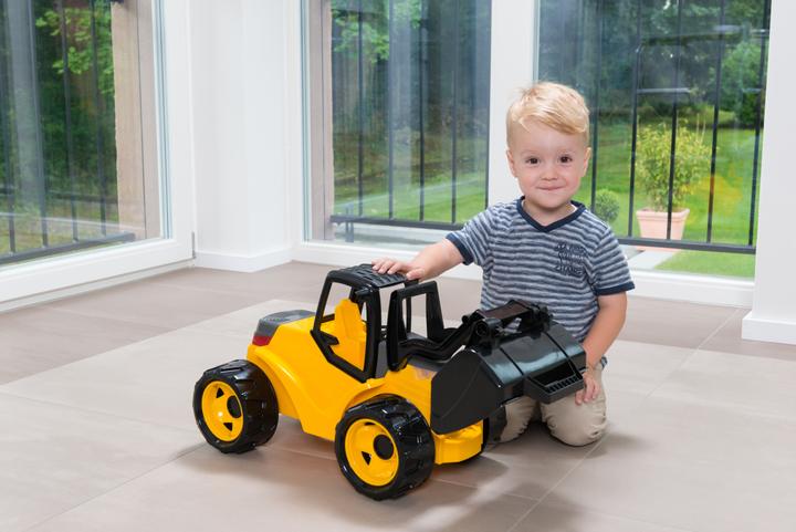 Image du produit Lena Bulldozer jaune et noir, en vrac dans du carton gris