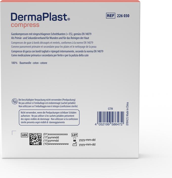 Image du produit DermaPlast Sterile Faltkompressen