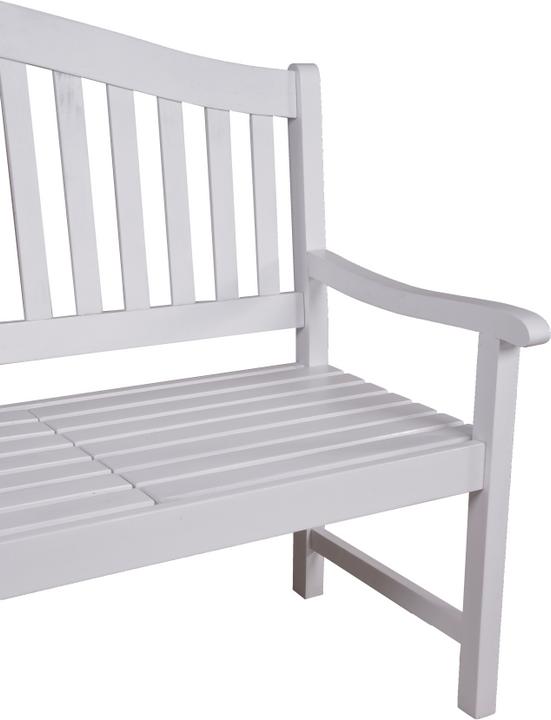 Produktbild Garden Pleasure Gartenbank Singapur 985074 weiss Holz 150,0 cm