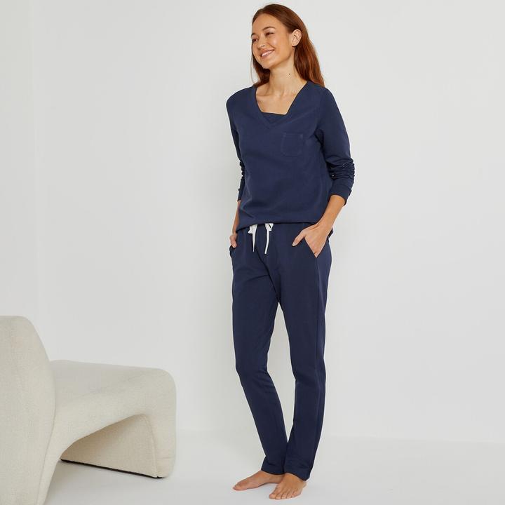 Produktbild La Redoute Collections 2-teiliger Pyjama aus Sweatware (50)
