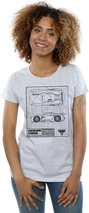 Disney Cars Jackson Storm Blueprint TShirt (L)