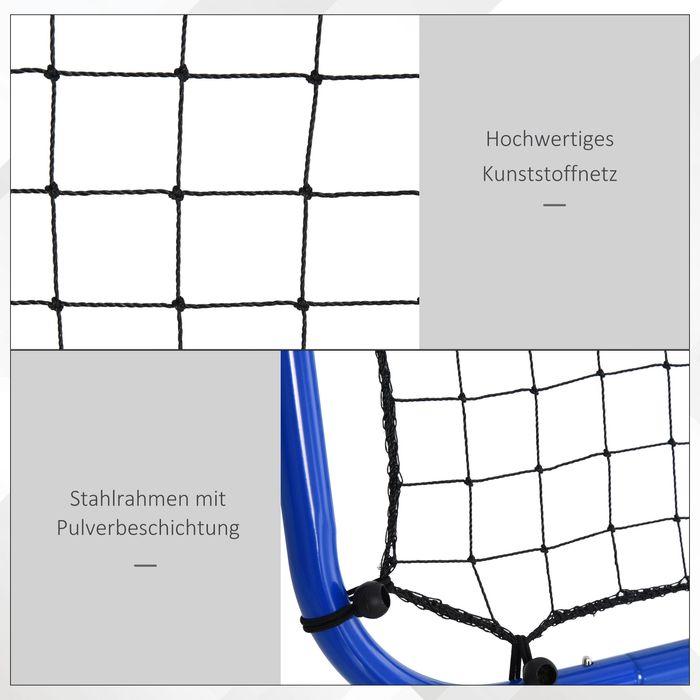 Actual product image Swisshandel24 Football rebounder kickback goal rebound wall net double-sided rebound Adjustable in 5 levels St
