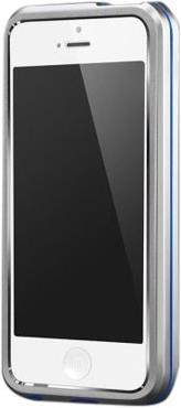 Immagine prodotto More-Thing Di più. Custodia Armor Metal Hybrid per iPhone 5 - alluminio/blu (Apple iPhone 5, Apple iPhone 5s)