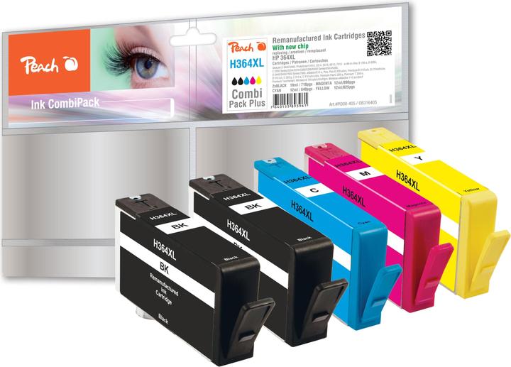 Actual product image Peach 364XL Multipack (M, Y, C, FC)
