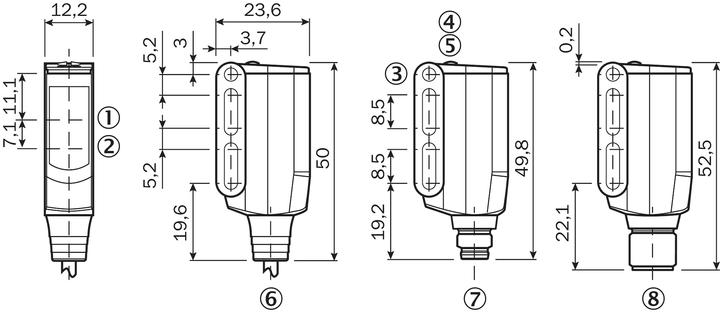 Actual product image Sick Diffuse reflection sensor
