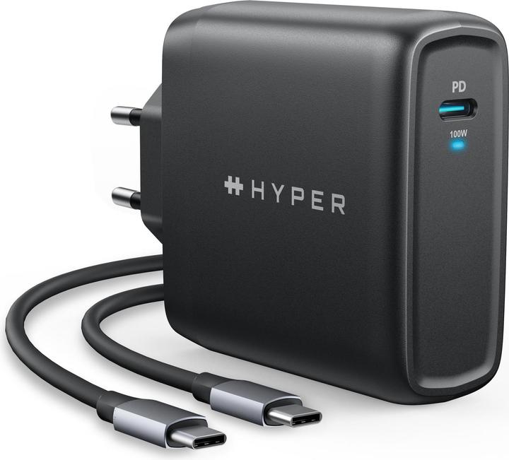 Actual product image Targus HyperJuice Gan Charger EU Single P (100 W)