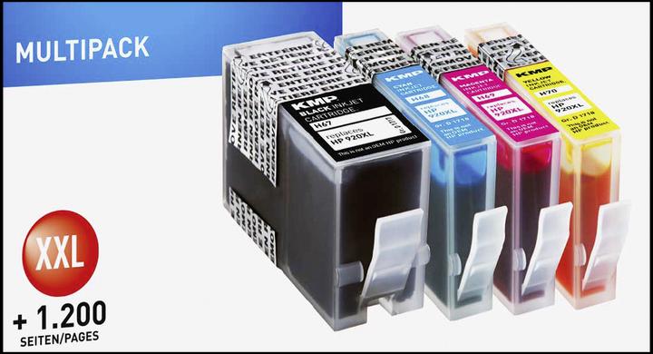 Produktbild KMP H67V Multipack BK/C/M/Y kompatibel mit HP Nr. 920 XL (M, C, Y, BK)