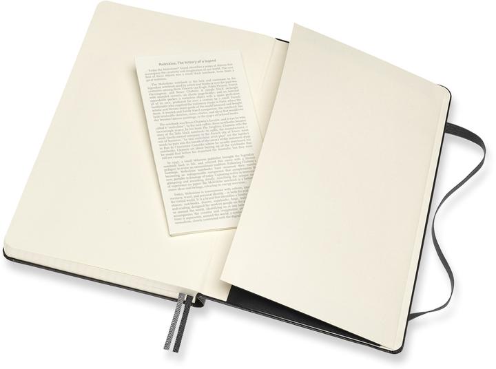 Actual product image Moleskine L/A5 - notebook - extended version (A5, Checked, Hardcover)