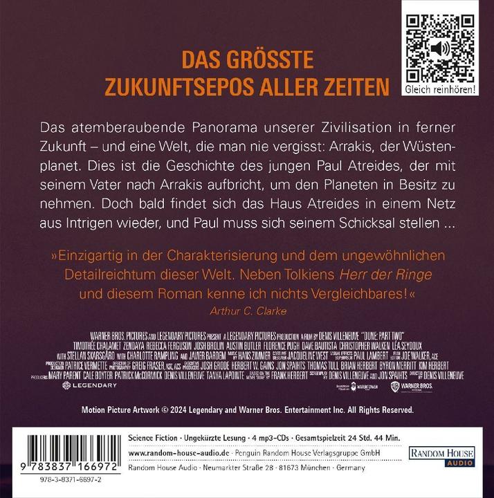 Produktbild Dune – Der Wüstenplanet (Mark Bremer, Uta Dänekamp, Jakob Schmidt, Frank Herbert, Deutsch)