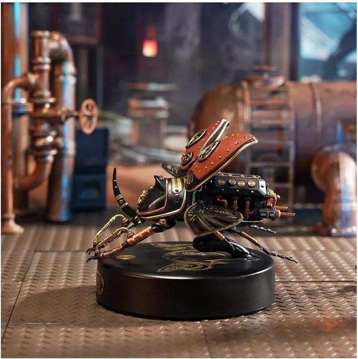 Actual product image Rokr 3D steampunk beetle kit : Rhinoceros beetle