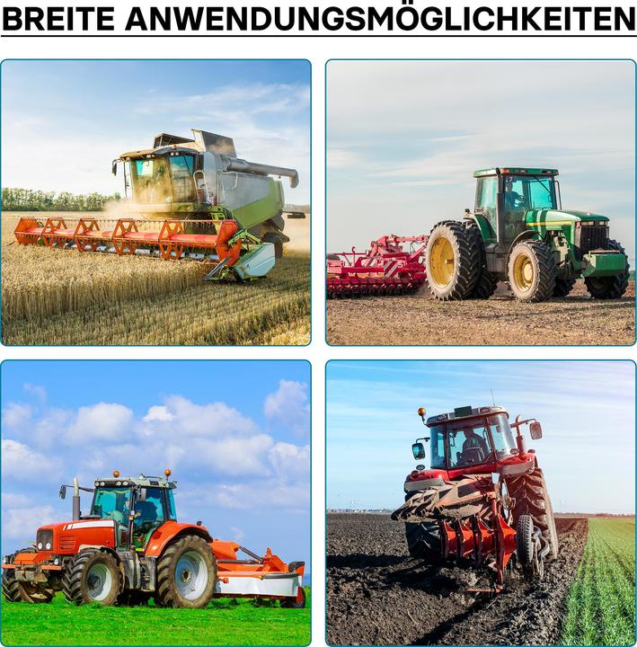 Produktbild Wiltec Zapfwellen Keilwelle B2 300 mm Vielkeilwelle für PTO-Shaft mit 1 3/8" Z6 Traktor (Traktorzubehör)