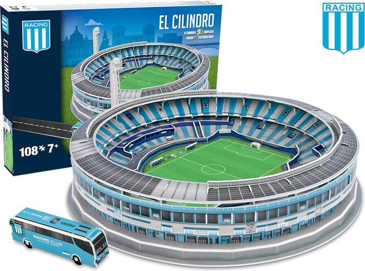 Puzzle 3D del Racing Club El Cilindro Stadium (108 pezzi)