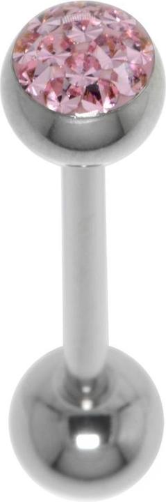 Image du produit Bijouteria Piercing langue (Acier chirurgical 316L, Résine époxy, Cristallin)