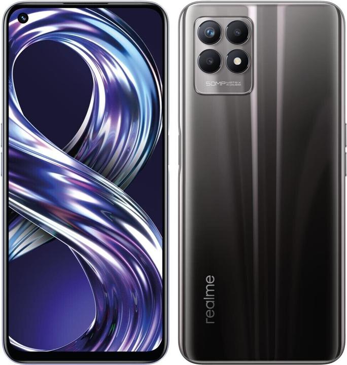 Image du produit realme 8i (64 Go, Noir Spatial, 6.60", Double SIM + SD, 50 Mpx, 4G)