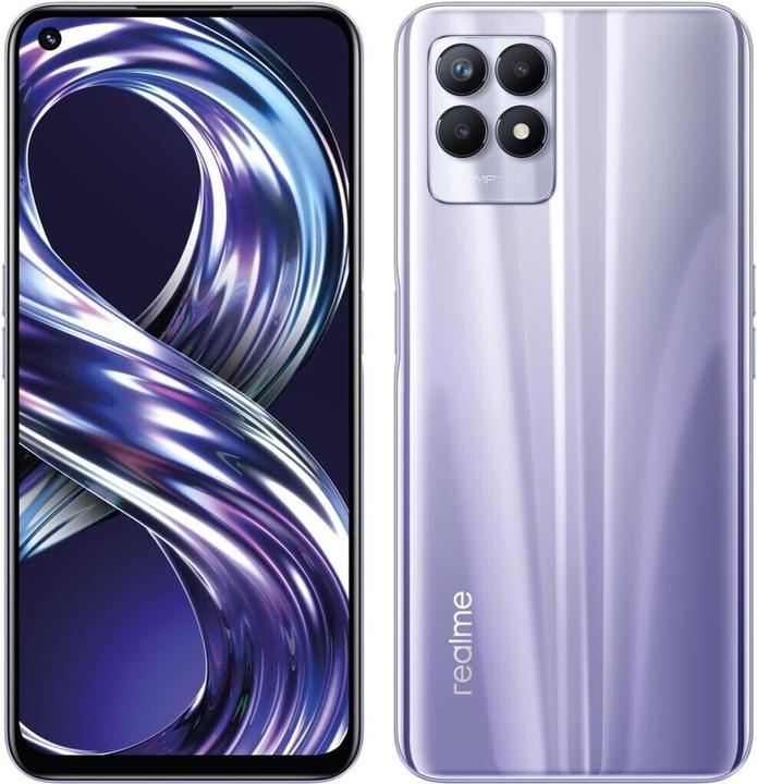 Produktbild realme 8i (64 GB, Stellar Purple, 6.60", Dual SIM + SD, 50 Mpx, 4G)