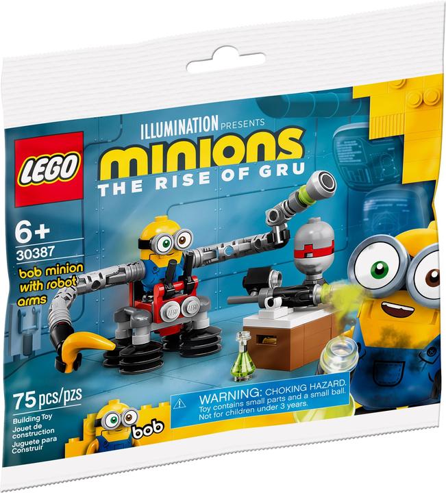 Produktbild LEGO Minion Bob mit Roboterarmen (30387, LEGO Minions)