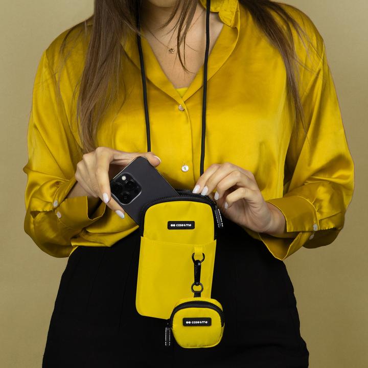 Actual product image SBS case&me Fancy Nylon bag yellow