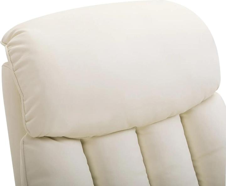 Produktbild Swisshandel24 Aufstehsessel Fernsehsessel Sessel mit Aufstehhilfe elektrisch Liegefunktion Kunstleder Beige, 80 x